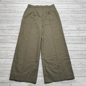 RW&CO. Olive Wide-Leg High Waist Trousers